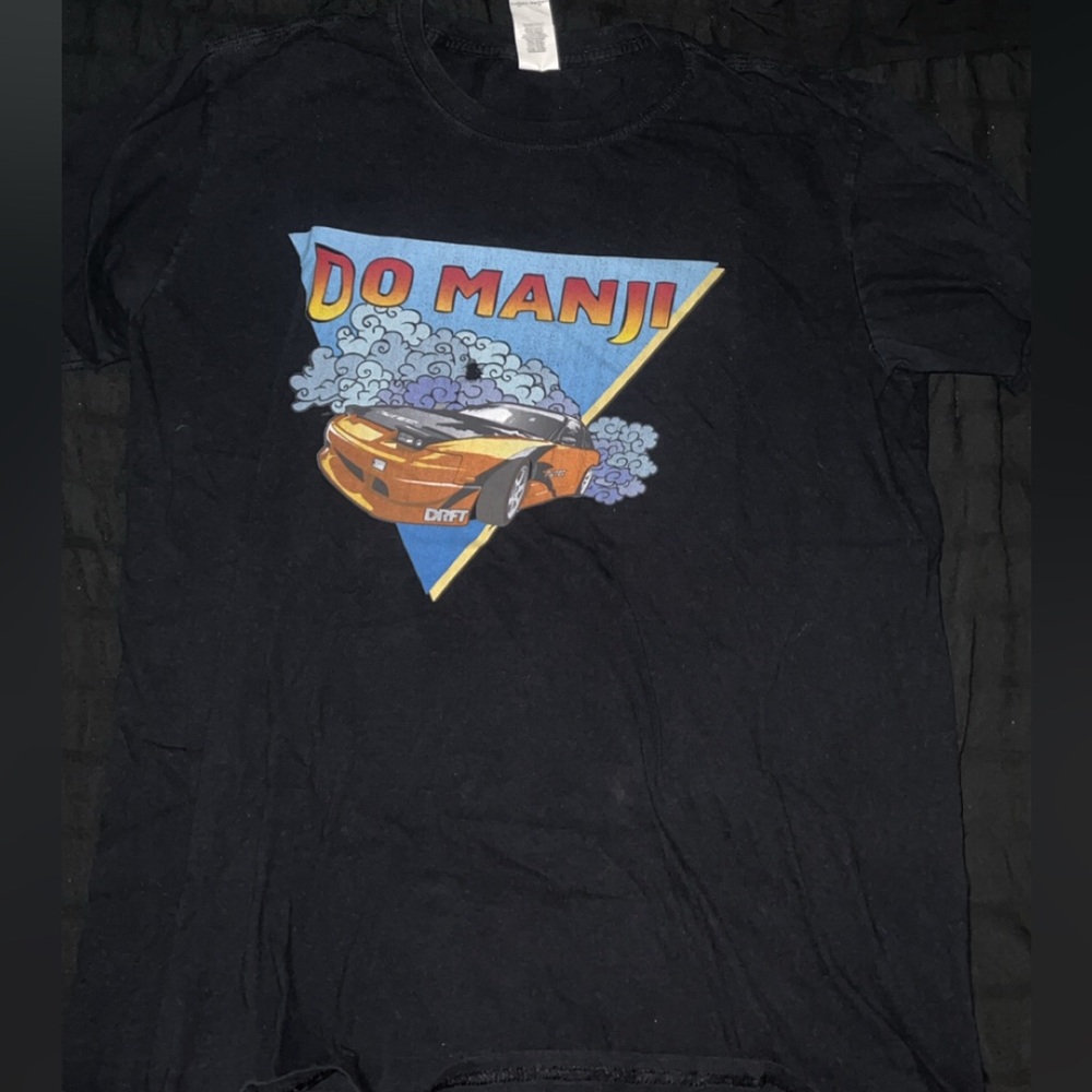 Gildan Black Graphic T-Shirt